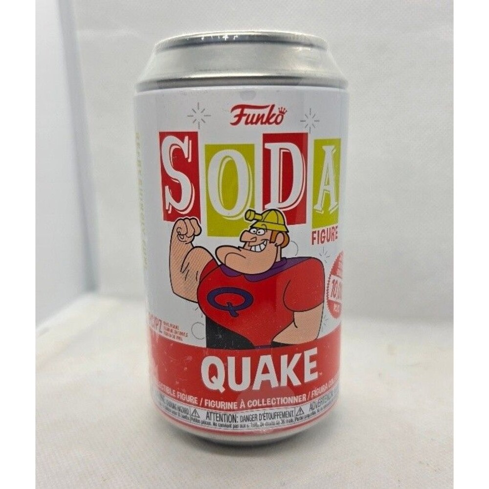 NWT Funko SODA Quake Vinyl Figure Ad Icons 2021 Can